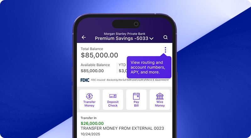 Oliver Moore Private Bank Mobile App